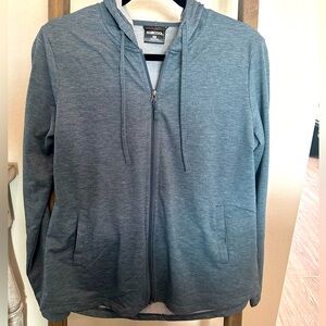 32 Degrees Cool Ultra Light Full Zip Hoodie Teal Size M